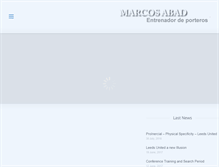Tablet Screenshot of marcosabad.com
